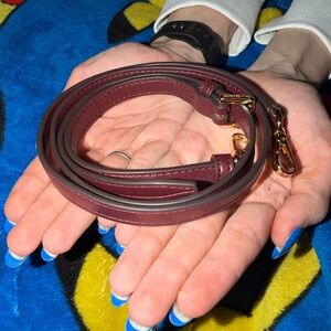 New Michael Kors burgundy strap